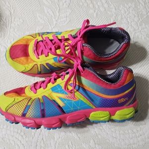 New Balance KJ890PDG mens Size 4.5 Multi-Color Rainbow